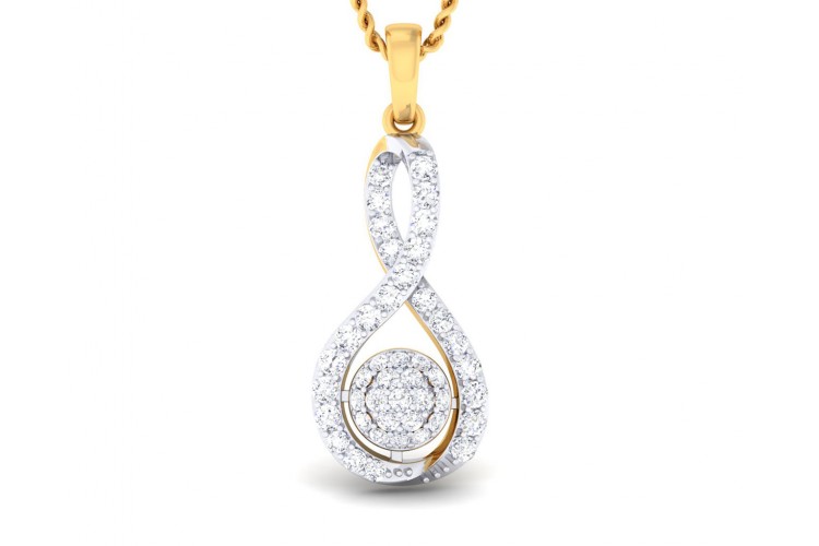 Cai Diamond Daily wear pendant in Gold